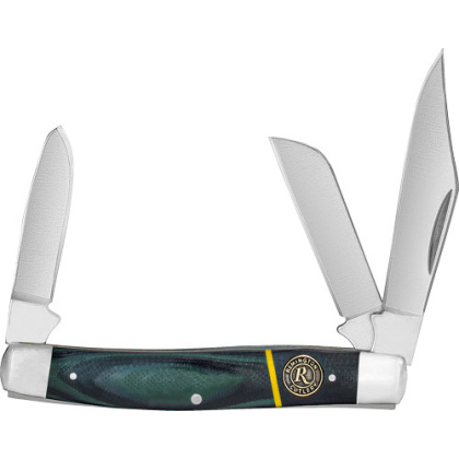 REMINGTON CUTLERY HUNTER 4" STOCKMAN G10/SS<