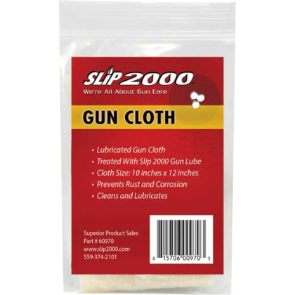 SLIP 2000 GUN CLEANING CLOTH 10"X12"