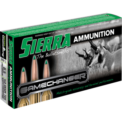 SIERRA 6.5 CM 140GR GAME CHANGER 20RD 10BX/CS