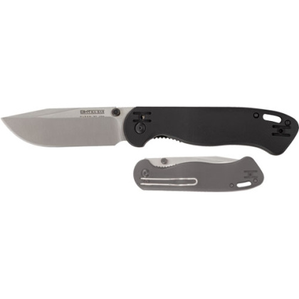 KA-BAR BECKER FOLDER 3.55" SATIN FINE EDGE W/POCKET CLIP