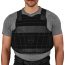 BULLETSAFE CONCEALABLE BLLTPRF VEST LARGE BLACK W/CLS ARMOR