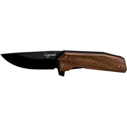 WOOX KNIFE LEGGENDA FOLDER 3.43" WALNUT HANDLE!