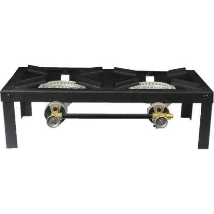 MR. HEATER 2 BURNER ANGLE IRON STOVE