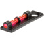 HIVIZ FLAME SHOTGUN RIB FRONT SIGHT W/RED LITEPIPE