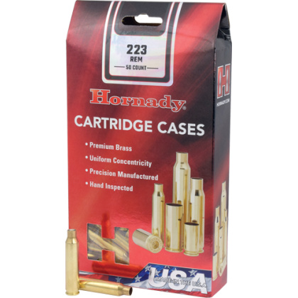 HORNADY UNPRIMED CASES 223 REMINGOTN 50 PACK 5PK/CS