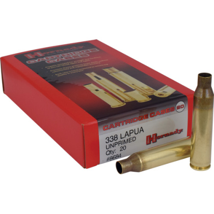 HORNADY UNPRIMED CASES 338 LAPUA MAGNUM 20 PACK 5PK/CS