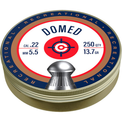 CROSMAN PELLETS 22 DOMED 13.7 GR 250 PACK-CASE/12 PACKS <<