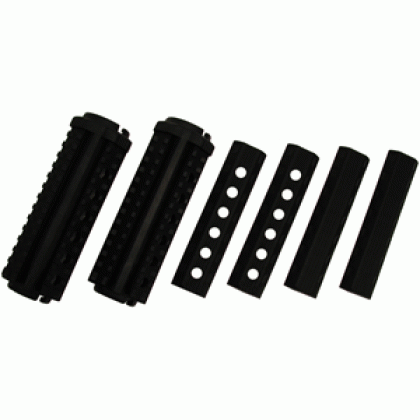 MFT 4 SIDED RAIL 6" HANDGUARD AR15/M16 POLYMER BLACK