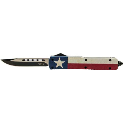 TEMPLAR KNIFE SLIM OTF FULL CAPTAIN 3.1" BLACK DROP POINT