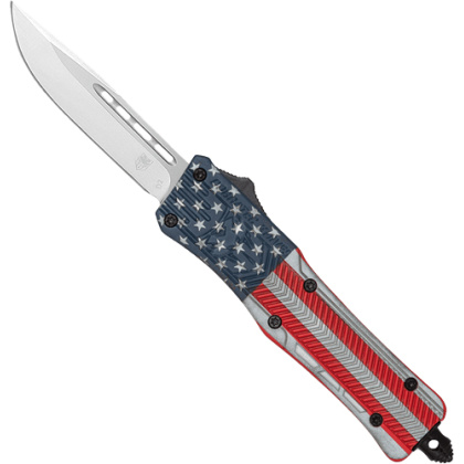 COBRATEC MEDIUM CTK1 OTF AMERICAN FLAG 3" DROP POINT