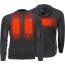 MOBILE WARMING MEN'S MERINO HEATED SHIRT BLACK X-LARGE