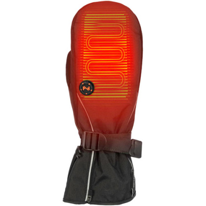 MOBILE WARMING UNISEX STORM HEATED MITTEN BLACK MEDIUM