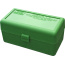 MTM AMMO BOX MEDIUM RIFLE 50-ROUNDS FLIP TOP STYLE GREEN
