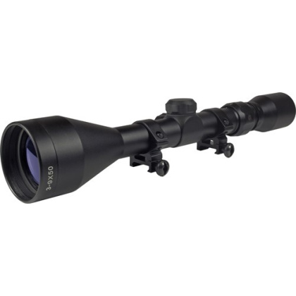 TRUGLO SCOPE BUCKLINE 3-9X50MM BDC BLACK W/WEAVER RINGS