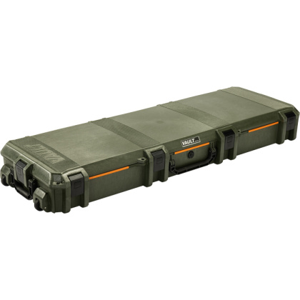 PELICAN VAULT DOUBLE RIFLE CASE W/ WHEELS/FOAM 53" ODG