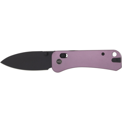 WE KNIFE BANTER 2 2.87" PURPLE ALUMINUM/BLK STNWASH CROSSBAR