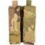 GREY GHOST DOUBLE PISTOL MAGNA MAG POUCH LAMINATE MULTICAM