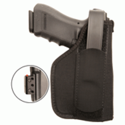 BLACKHAWK LASER HOLSTER #02 MEDIUM/LARGE AUTOS NYLON BLK<