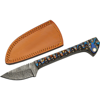 SZCO RITE EDGE 6.5" BLUE CAPING KNIVE LEATHER SHEATH