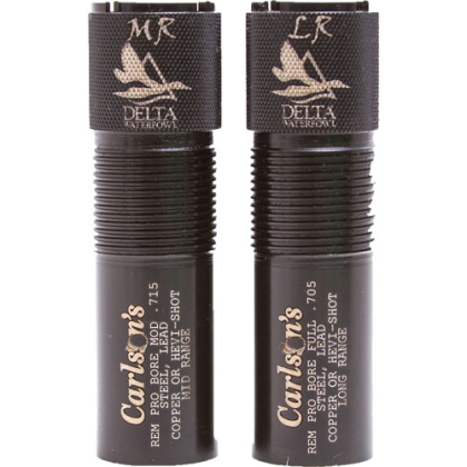 CARLSONS CHOKE TUBE WATERFOWL 2PK 12GA M/L RANGE REM PRO!