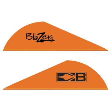 BOHNING BLAZER VANES 2" SOLID NEON ORANGE 36PK