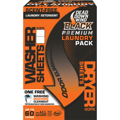 DDW BLACK PREMIUM LAUNDRY KIT DETERGENT/DRYER SHEET COMBO