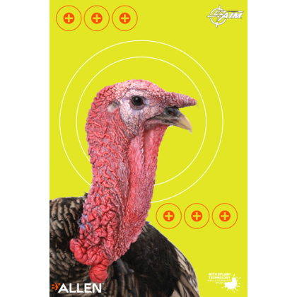 ALLEN EZ AIM SPLASH TURKEY TGT 8-PK 12"X18"