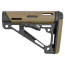 HOGUE AR-15 COLLAPSIBLE STOCK FDE RUBBER COMMERCIAL