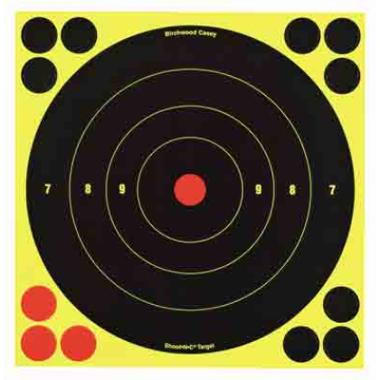 B/C TARGET SHOOT-N-C 8" BULL'S-EYE 6 TARGETS