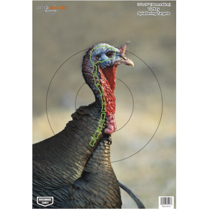B/C TARGET PREGAME 12"X18" TURKEY 8 TARGETS