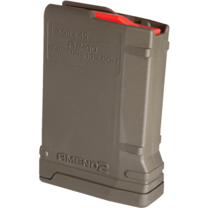 AMEND2 AR-15 MAGAZINE 5.56X45 10 RD POLYMER ODG<