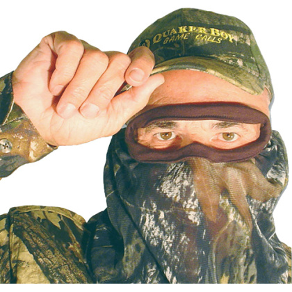 QUAKER BOY FACE MASK BANDITO ELITE 3/4 MO BOTTOMLAND