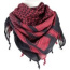 RED ROCK SHEMAGH HEAD WRAP RED/BLACK