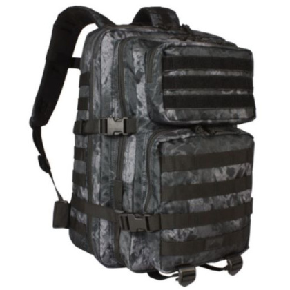 RED ROCK LARGE ASSAULT PACK PRYM1 BLACKOUT CAMO W/ WEBBING