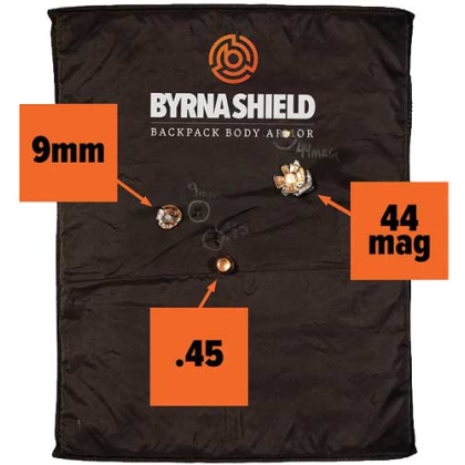 BYRNA SHIELD FLEXIBLE LEVEL IIIA BACKPACK INSERT 10"X12"