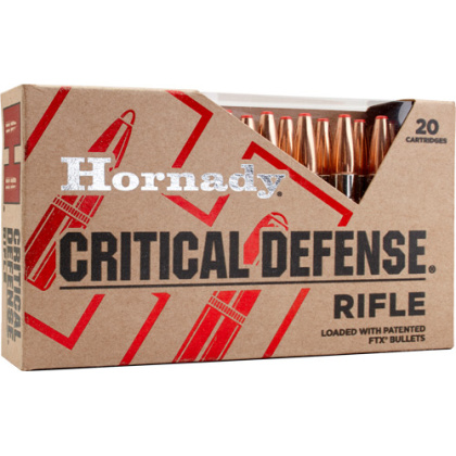 HORNADY CRITICAL DEFENSE 30 CARBINE 110GR FTX 25RD 10BX/CS