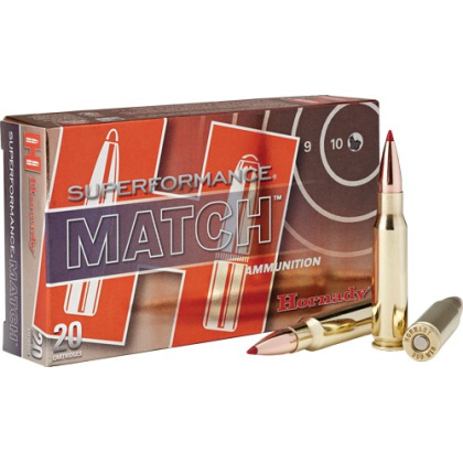 HORNADY SPF MATCH 308 WIN 168GR ELD MATCH 20RD 10BX/CS