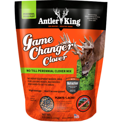 ANTLER KING GAME CHANGER CLOVER 2.5# PERENIAL 1/4 ACRE