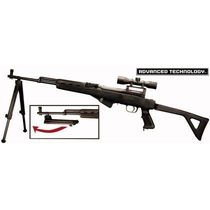 ADV TECH BIPOD FOR SKS FEATHERWEIGHT BLACK NYLON
