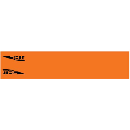 TAC VANES STANDARD ARROW WRAP 4.675" ORANGE 13 PACK