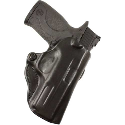 DESANTIS MINI SCABBARD HOLSTER RH OWB LEATHER 1911 5" BLACK