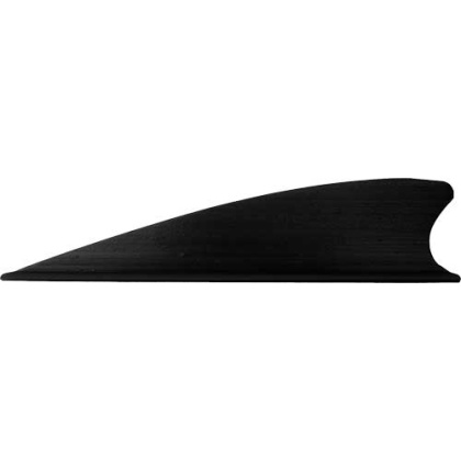 TAC VANES MATRIX 2.25" SHIELD CUT BLACK 36 PACK