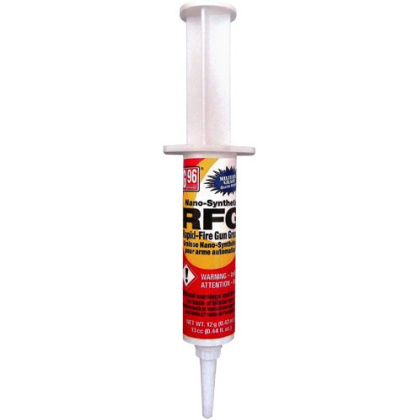 G96 CASE OF 12 RAPID FIRE GUN GREASE SYRINGE 13CC NANO SYN!