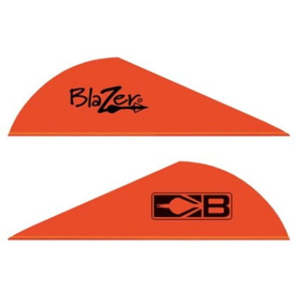 BOHNING BLAZER VANES 2" SOLID NEON RED 36PK