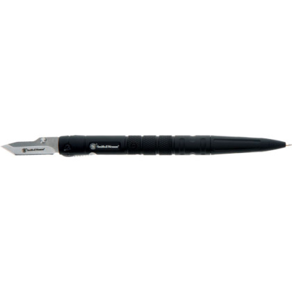 S&W FOLDING PEN KNIFE 1.6" BLD 7.6" LONG ALUMINUM BLACK