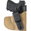 DESANTIS POCKET TUK HOLSTR RH IWB/POCKET LTHER J FRAME SUEDE