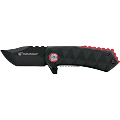 S&W KNIFE 24/7 SPRING ASSIST 1.9" BLACK/BLACK LINER LOCK