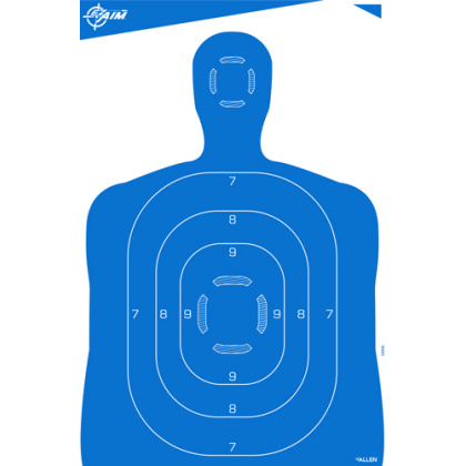 ALLEN EZ AIM HUMAN SILHOUETTE 4-PK 23"X35"