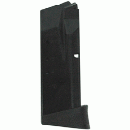S&W MAGAZINE M&P40 COMPACT W/FINGER REST 10RD BLACK