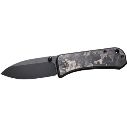 WE KNIFE BANTER 2.9" MARBLE CARBON FIBER/BLACK STONEWASH